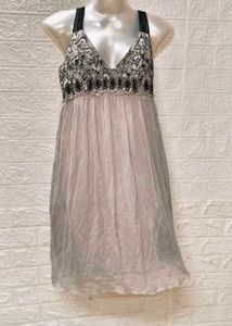 Chilli Coutour Grey Dress/ Dresses For Rs.99 Only