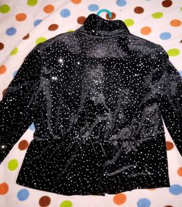 Sparkly Velvet Blazer
