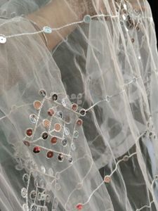 White Embellished Dupatta