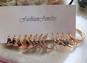 New Hoop Earring Set [6pairs]