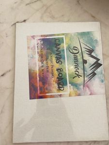 White canvas board