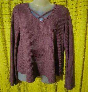 SHEIN Mauve Criss Cross