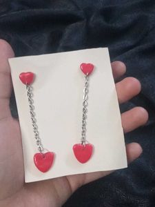 Heart Drop Earrings