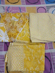 Cotton 3 Piece Stitched Set