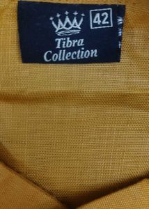 Mustard Colour Pure Cotton Punjabi Like New Size42