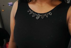 Black Glittery Dress