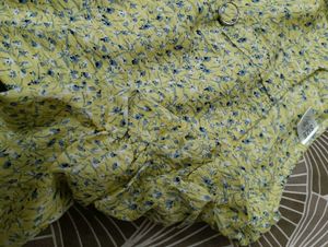 Korean Dress With Puff Sleeves