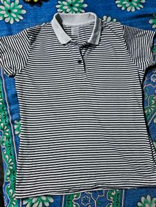 Striped Polo T-Shirt