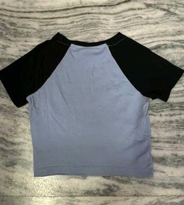 Bonkers Corner XS Cute &#39;Me and Bae&#39; Crop Tee