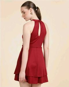 Maroon Dress(Free Delivery)