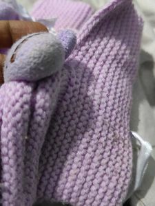 Cute Bee baby woolen botties