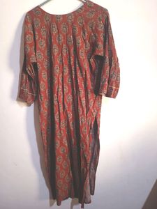 Maroon Kurta Set