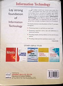 CLASS 9 INFORMATION TECHNOLOGY TEXTBOOK BY SUMITA ARORA