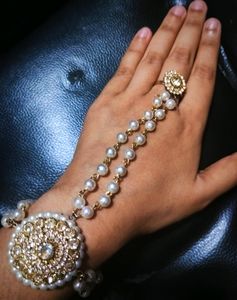 Finger Bracelet With Ring