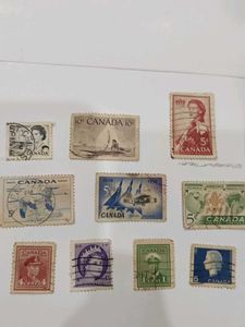 Vintage Canadian Stamp Collection