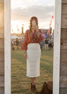 White Lace Skirt