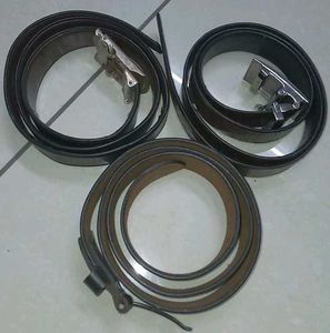 3 Belts, 2 Buckles