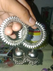 Oxidised Jhumka