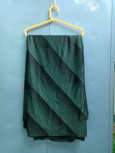 Striped Green Saree