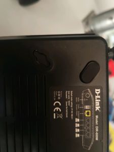 Router Dlink Black Colour In Working Condition