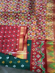 Patola Silk Saree - ApcoDesign -WithUnstichedBlous