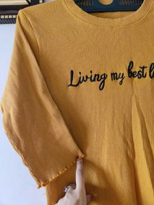 long one piece tshirt for slim look