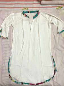 Floral Harem Pants &amp; White Top Set