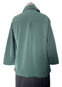 Green Button-Up Shirt