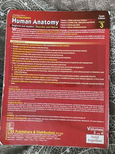 Human Anatomy Volume 3 with free workbook