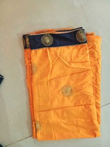Elegant Orange Saree