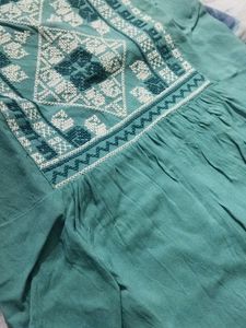 Sea Green Kurtha