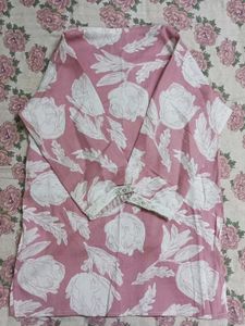 Floral Print Kurta