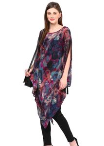 Stylish Multicolor Kaftan Top