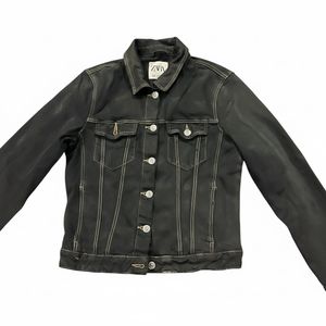 Zara Black Denim Jacket