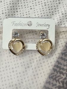 Heart Drop Earrings