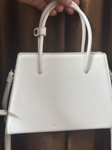 MANGO white Handbag