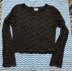 Stylish Black Crop Top