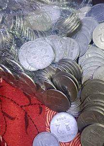2 Ruppee Cross Coin Mix Year
