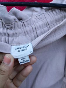Korean Belted Beige Pants