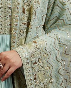 Light Blue Anarkali Suit Fix Price