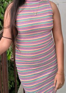 Striped Bodycon Dress