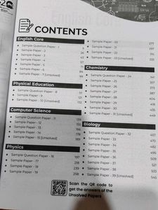 CBSE Class XII Science Sample Papers(Combine PCB)