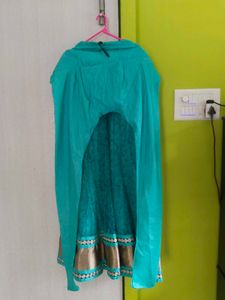 Teal Anarkali Dress