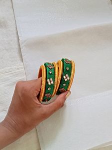 Haldi &amp; Mehndi Desiger Bangles Set