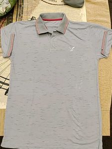 Gray Polo T-Shirt