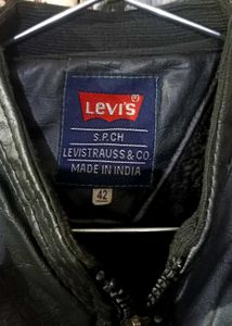 Levi's Black Leather Jacket