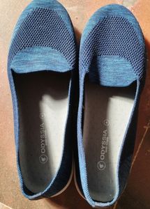 Royal Blue Colour Half Opened Shoes, Size 8 , Never Used