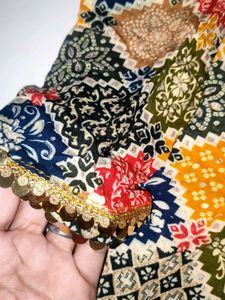 colourful kurti with a diamond pattern