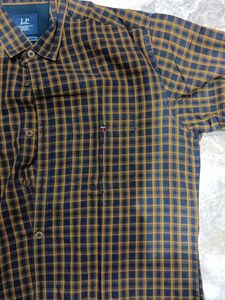 Checked Casual Shirt with black trouser
