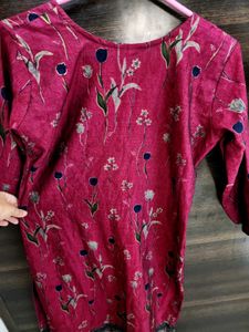 Floral Print Kurta